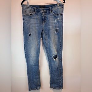 Banana Republic Girlfriend Jean Distressed Blue Denim Women’s Size 28/6
